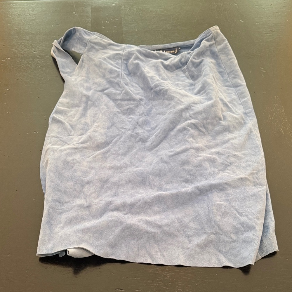 Vintage Ralph Lauren Suede Sarong Skirt